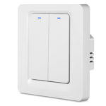 Умный Zigbee выключатель ROXIMO, двухкнопочный, SZBTN01-2