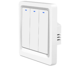 Умный Zigbee выключатель ROXIMO, трехкнопочный, SZBTN01-3