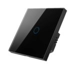 Умный Zigbee выключатель ROXIMO сенсорный, однокнопочный, черный