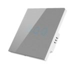 Умный Zigbee выключатель ROXIMO сенсорный, трехкнопочный, серый