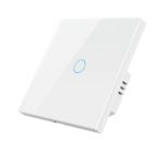 Умный Zigbee выключатель ROXIMO сенсорный, однокнопочный, белый