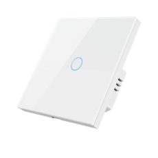 Умный Zigbee выключатель ROXIMO сенсорный, однокнопочный, белый