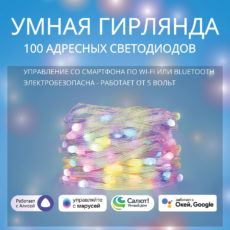 Умная адресная Wi-Fi гирлянда ROXIMO SFCL01-L