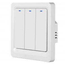 Умный Zigbee выключатель ROXIMO, трехкнопочный, SZBTN01-3