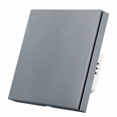 Умный Zigbee выключатель ROXIMO, однокнопочный, серый, SZBTN01-1S