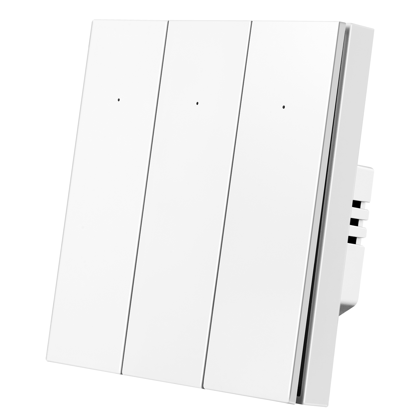 Умный Zigbee выключатель ROXIMO, трехкнопочный, белый, SZBTN01-3W