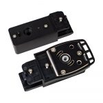 Комплект редукторов электрокарниза для скрытого монтажа Roximo, черный