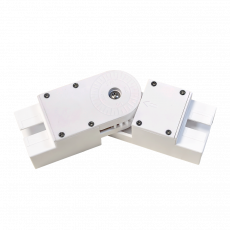 Угол регулируемый 90-270 для электрокарниза БЕЛЫЙ